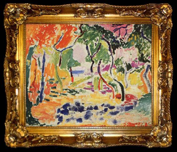 framed  Henri Matisse Landscape, ta009-2
